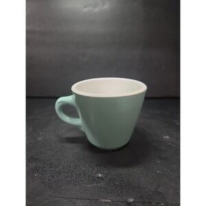 Shenango China Blue Teal Vintage Coffee Mug, Interpace M-28 Cup, Retro Drinkware